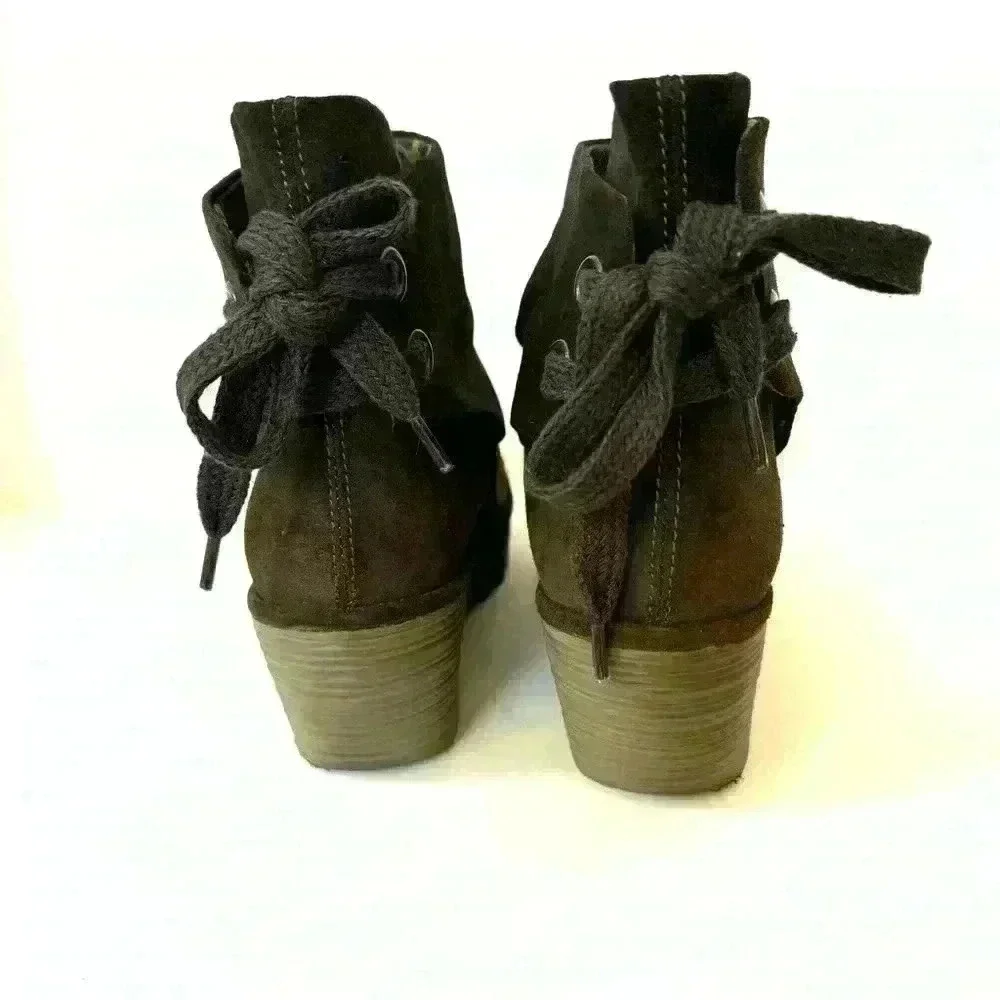 FLY London Women's Yama Ankle Boot Dark brown EU 40 US 9 EUC - Picture 5 of 9